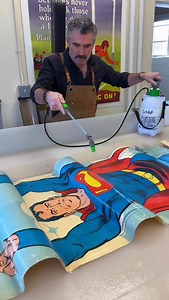 2025 was quite a year! This is how we do it! Just a few of the vintage poster restoration videos we posted in 2025. Many more to come in 2026! #artrestoration #restoration #posterconservation #poster #vintage | Poster Conservation, Inc.