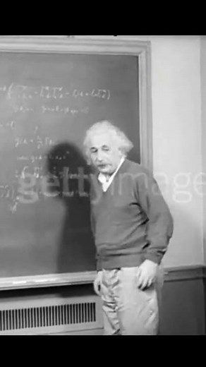 Albert Einstein doing physics | very rare video footage #shorts
