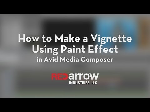 How to Make a Vignette Using Paint Effect in Avid Media Composer