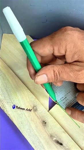 carpenter's trick for measuring curved joint space