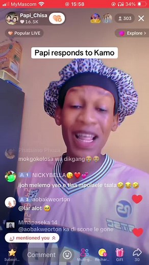 Hee???😭 @Papi_Chisa responding to Kamo’s claims #fyp #chocolatecake #fypシ゚
