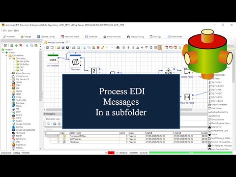 Processing EDI Messages in sub-folders | Advanced ETL Processor Tutorial 🎥