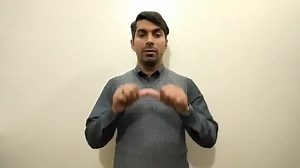 Watch how to sign 'persistence' in American Sign Language.