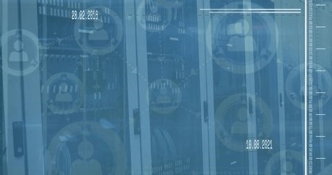 clip-3979551975-animation-data-processing-network-profile-icons-against