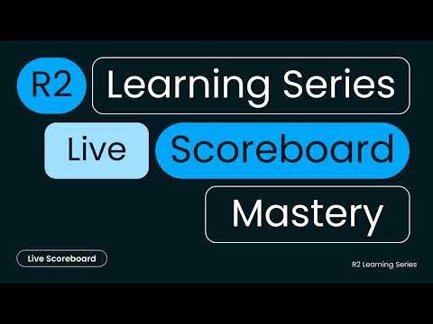 R2 Sports Live Scoreboards: Professional Visibility & Real-Time Sync