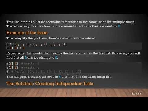 Resolving List Modification Issues in Python: Achieving Consistent Outputs