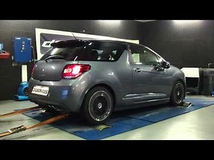 Reprogrammation Moteur Citroen DS3 THP 156cv @ 189cv dyno Digiservices