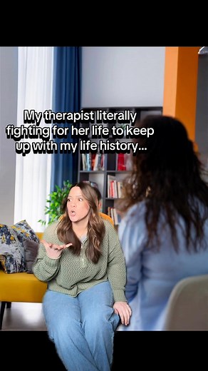 My therapist is an angel 🥲😇 #therapyworks #therapy #healingjourney #emotionalintelligence #comedyreels #comedy #exreligious #exvangelical | Emilee Elliott