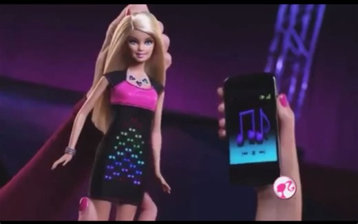 【芭比广告】芭比肚子上有灯的芭比广告