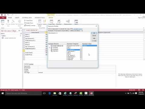 Receipts Collection Database with MS Access Part 1
