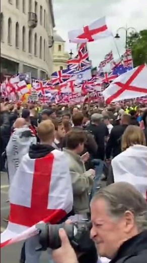 Pink Ladies March Against Illegal Immigration at London Protest | Clued Up City