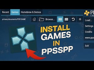 How To Install Games In PPSSPP Emulator on iOS & Android (Tutorial 2026)
