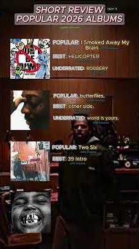 POPULAR ALBUMS 2026. Which is the best? #shorts