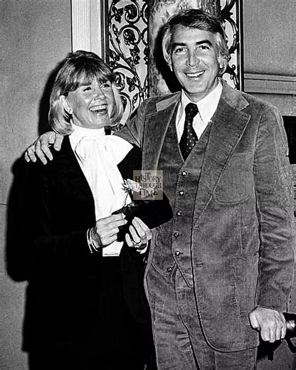 "Doris Day and her fourth husband, Barry Comden, are photographed at the historic Pierre Hotel in New York City in 1976, attending a charity gala supporting animal welfare—a cause close to Day’s heart." #fblifestyle | History Through Time