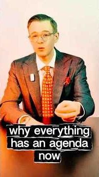 Why Everything Has an Agenda Now | Noticing patterns isn’t the same as pushing them.