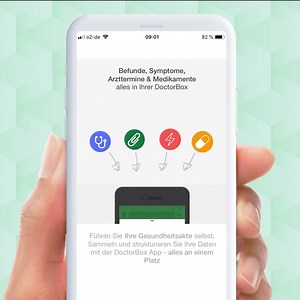Wo sind Ihre Gesundheitsdaten eigentlich? Holen Sie sich Ihre Patientenakte von Ihren Ärzten – direkt mit der DoctorBox App. So funktioniert die DoctorBox: ✅Kostenlos für Patienten ✅Führen Sie Ihre eigene Gesundheitsakte und digitalisieren Ihren Aktenordner ✅Speichern Sie Befunde, Rezepte, Röntgenbilder direkt in der App ✅Führen Sie bei Bedarf ein Schmerztagebuch oder lassen Sie sich über die Einnahme von Medikamenten erinnern ✅Fordern Sie aus der App Ihre medizinischen Dokumente direkt bei beha