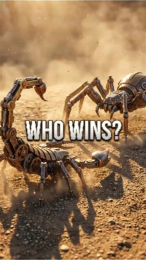 One Strike Changes Everything — Scorpion vs Spider Robot #shorts #animation #fight
