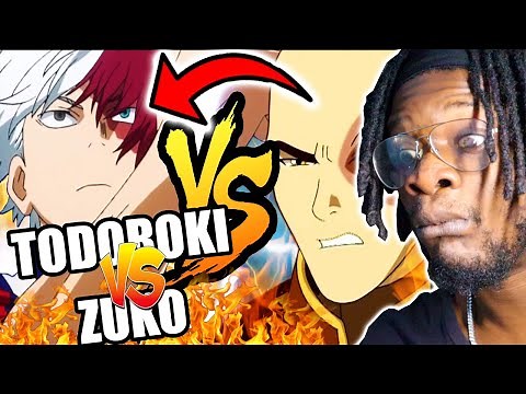 TODOROKI VS ZUKO RAP BATTLE | RUSTAGE ft. Zach Boucher (REACTION)