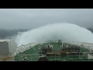 さんふらわあだいせつ great Shaking（荒天下の海）