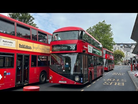 *DIVERSION*|FULL ROUTE VISUAL|Stagecoach London Route 55|Oxford Circus - Walthamstow|LT382(LTZ 1382)