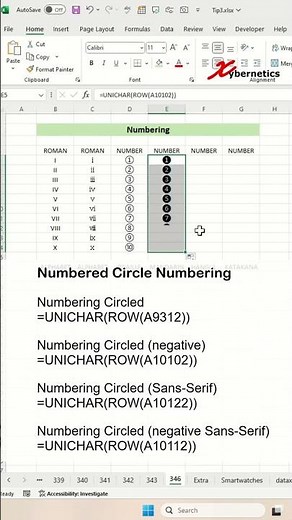 Ways To Numbering in Excel - Excel Tips and Tricks