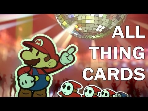 Paper Mario Color Splash: ALL THING CARDS Animations (1080p 60fps)