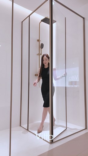 Vitta Glass PH on Instagram: "The Seagull shower enclosure is an innovative design that allows the door to swing both inward and outward in a smooth 180° motion, providing easy access between the water closet and shower area. It is a sophisticated bathroom solution that provides enhanced accesibility and smooth operation. VITTA Shower Glass is located at: 📍3F The Atrium of Makati, Makati Ave. 📱09178678858 #GlassPartition #VittaPh #ShowerEnclosure #InteriorDesign"