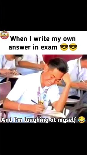 Me laughing at my own wrong answer in exam 😂 | Relatable Exam Meme #shorts