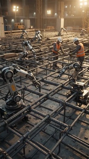 This Robot Ties Rebar FAST! The Future of Steel Fixing