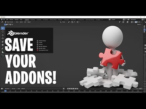 Blender - Save & Transfer Your Addons!