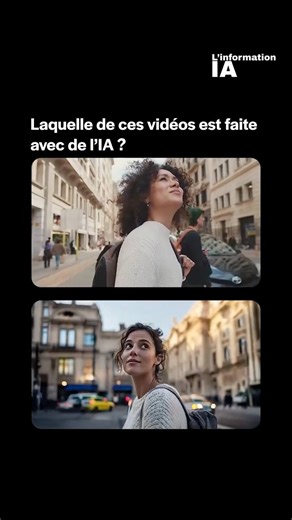 Devine laquelle de ces vidéos est faite avec de l’IA ?! 😱🤖 #intelligenceartificielle #ia #astuces #hack #chatgpt | L’information IA