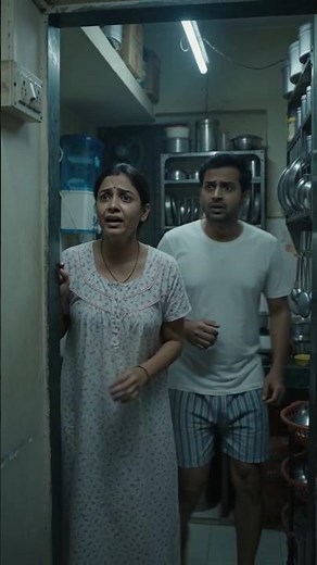 bhoot wala video| Husband wife horror comedy shorts 😂🤣 #horrorstories #husbandwife #shorts