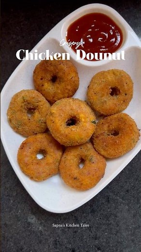 Crispy Chicken Donut Recipe | Quick & Easy Snack