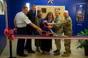 "This is a state-of-the-art, flagship USO." USO San Antonio opened its latest center at Joint Base San Antonio yesterday. Take a look. | USO
