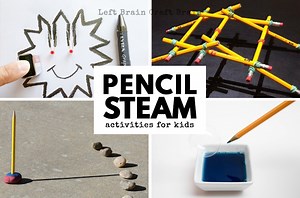 Pencil STEM Activities for Kids for Back to School
