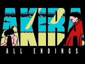 [ FC / NES ] AKIRA Climax Scene & All Endings [ Retro Game ]