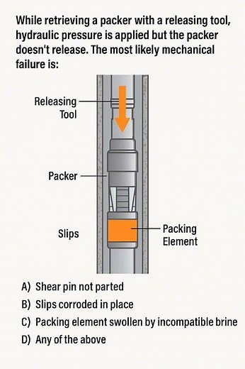 The Packer Won’t Release Q28 #DrillingHSE #WellIntervention #PackerRetrieval #OilfieldTraining