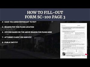 Starting Your Small Claims Suit