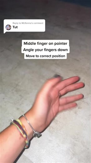 Replying to @McKenna #fyp#hand | middle finger