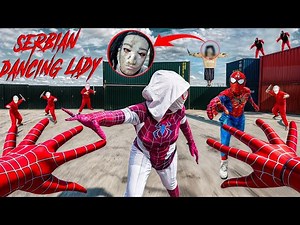 SPIDERMAN PARKOUR Vs SERBIAN DANCING LADY | Zombie Under Her Spell (Horror Story Short) Epic POV