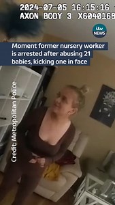 Roskana Helena Lecka, 22, was convicted of 21 counts of child cruelty at two separate nurseries at Kingston Crown Court on Monday 16 June following a six-week-trial. #itvnews | ITV London