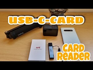 Uni SD card, USB - C- Card Reader Unboxing