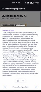 Describe how your experience as a Data Operation Analyst at Nie... | Filo