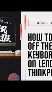 How To Turn On/Off Keyboard light on Lenovo Thinkpad Laptop