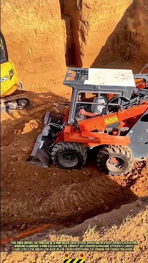 Deep Ditching Power! Best of Mini Dozer Excavating Process for Foundation Work #worklife
