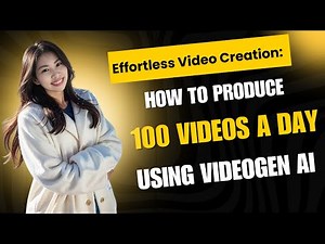 Effortless Video Creation: How to Produce 100 Videos a Day Using VideoGen AI