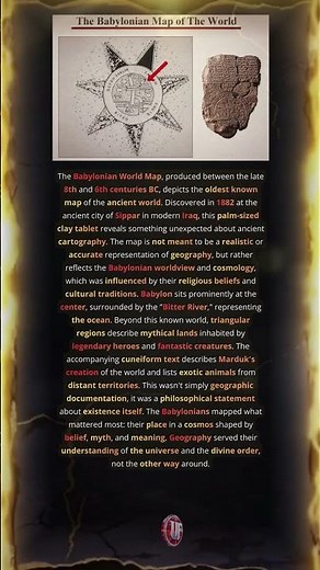 Ancient Babylonian Maps Measured Meaning Not Distance