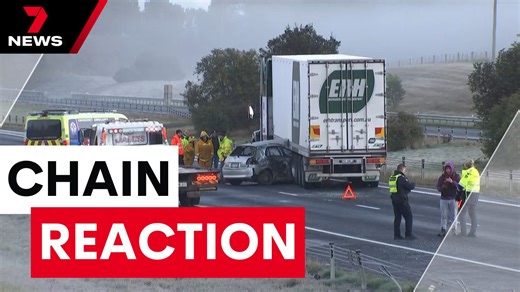 272K views · 1.2K reactions | Black ice has caused a multi-car pile-up on the Western Freeway near Ballarat, with four people injured in the pre-dawn chaos. The notorious stretch of road has ice warning signs, but drivers say they had not been activated. Download the 7NEWS app: 7news.link/7newsapp #7NEWS | 7NEWS Melbourne | Facebook
