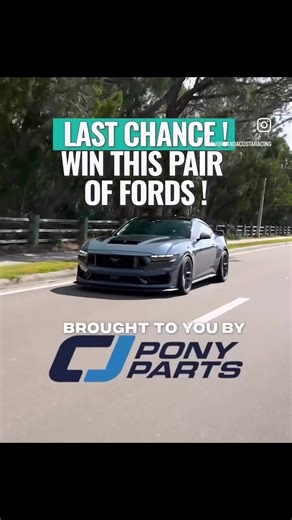 One lucky winner takes home a limited-edition Mustang Dark Horse (#6 of 50) a custom Bronco Raptor a Wildfire Lifts Exotic Lift! Use promo code JORDAN on a $25 donation for 4X bonus tickets 🎟️ Your donation helps vets, kids, and my racing program. 💥 Giveaway ends 2/17 — Dream Giveaway even covers the taxes! Enter now: dreamgiveaway.com #cars #giveaway #ford #mustang