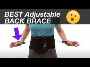 Best Adjustable Back Brace instant back pain relief: How to Adjust LSO Sleeq Review